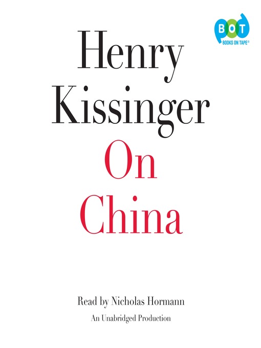 Title details for On China by Henry Kissinger - Available